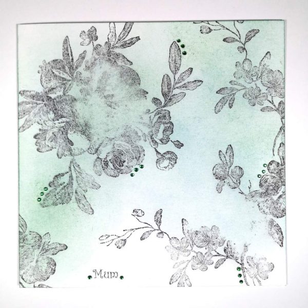 Floral Mother's Day Card - Green