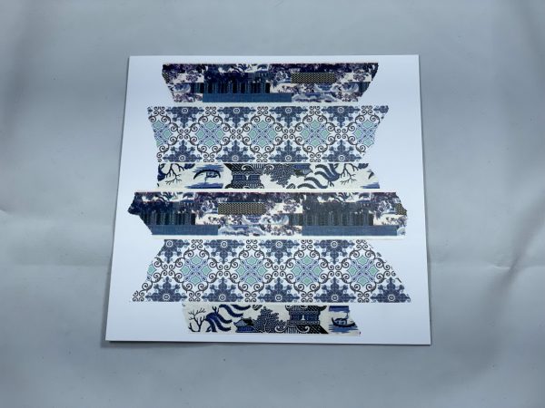 Art Deco & Japanese Washi Tape Greetings Card