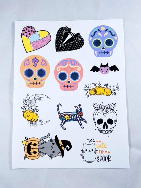 Halloween sticker sheet 2