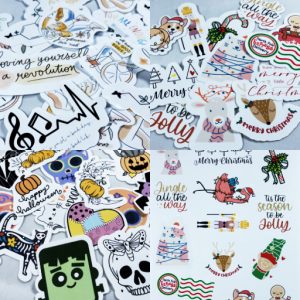 Various sticker collections